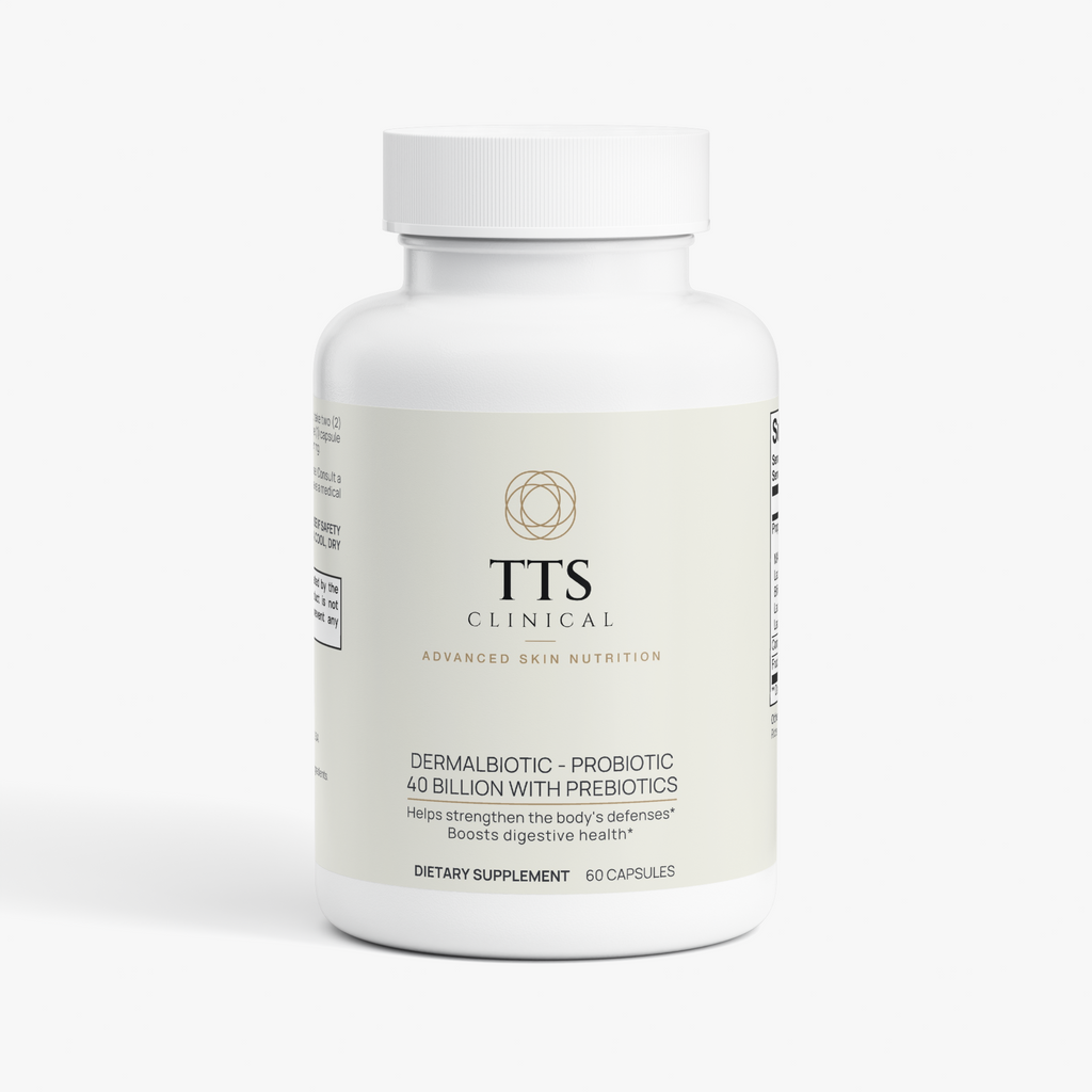 Dermalbiotic Probiotic 40 Billion bottle, front label