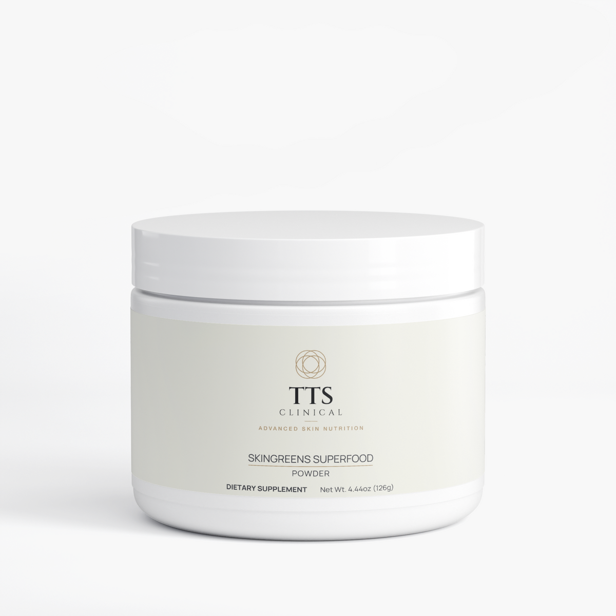 SkinGreens Superfood tub, front label