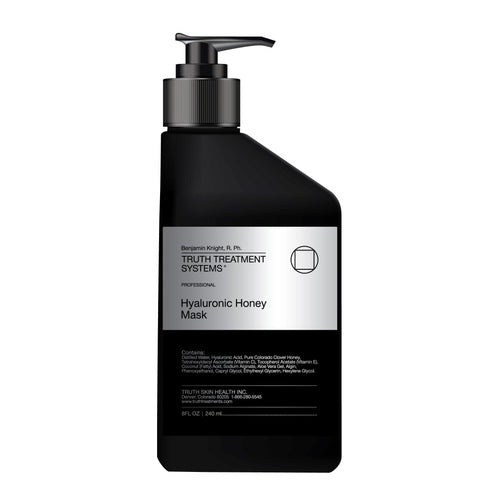 Hyaluronic Honey Mask professional bottle, product render